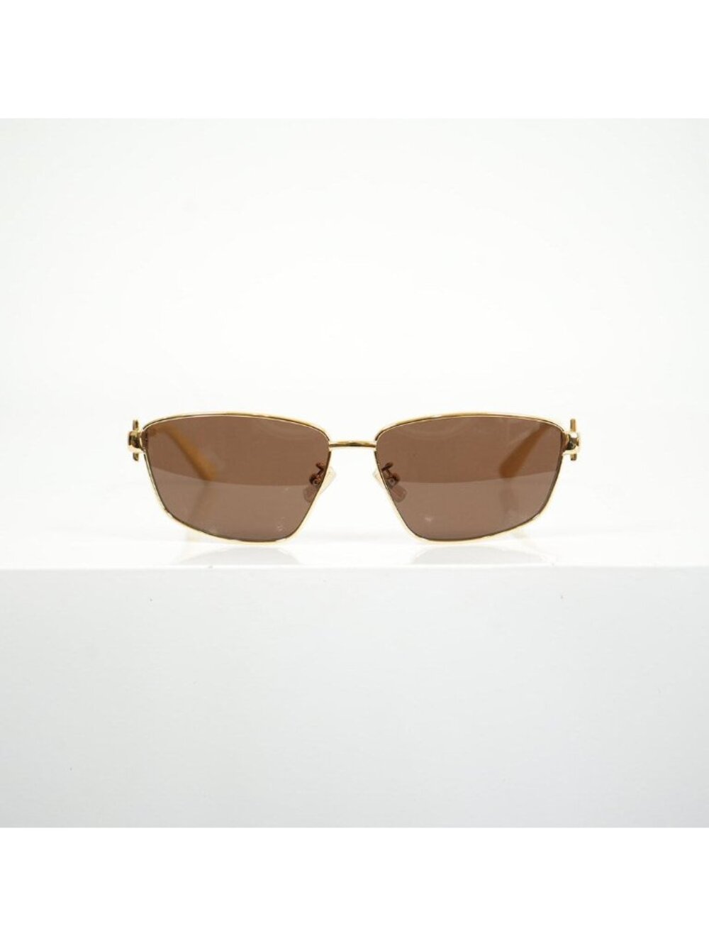 Bottega Veneta Rectangular Cat-Eye Sunglasses (Full Set)